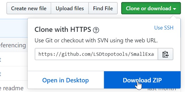 Getting files from github as zip