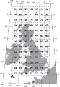 ordnance survey map grid reference